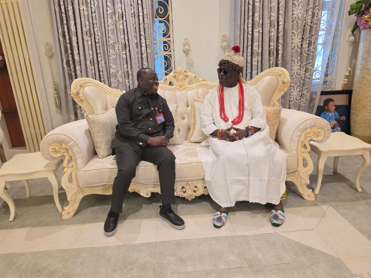 UNIUYO VC, PROF. CHRIS EKONG, VISITS OKU IBOM IN CONTINUING CONSULTATION